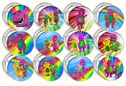 Barney Button Pins